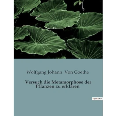 Abbildung von Versuch die Metamorphose der Pflanzen zu erklären