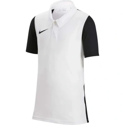 Abbildung von Nike Unisex Kinder Y Nk Trophy Iv Jsy T Shirt, White/Black/Black, 10 Jahre EU
