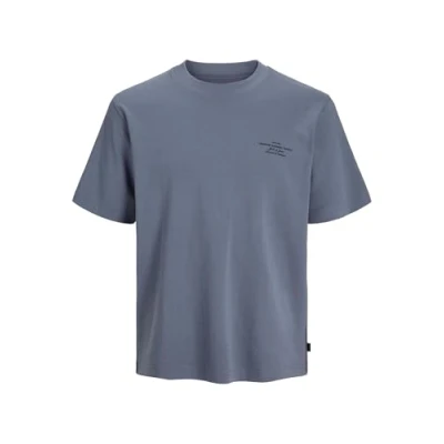 Abbildung von Jack &amp; Jones Premium Jprblachad SS CREW NECK SN Tshirt print, Herren, Größe: Large, Flint stone