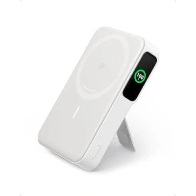 Abbildung von Anker 633 Magnetisch Kabelloses Schnellladegerät Powerbank 10.000mAh Weiß