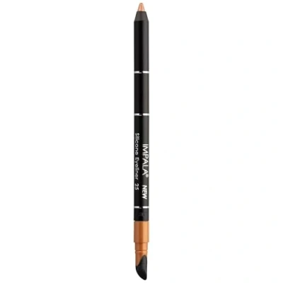 Abbildung von IMPALA Wasserdichter Eyeliner mit Silikon, Metallisches Roségold Nº 25 Präziser Strich oder rauchiger Effekt Leicht aufzutragende cremige TexturIntensive undlang anhaltende