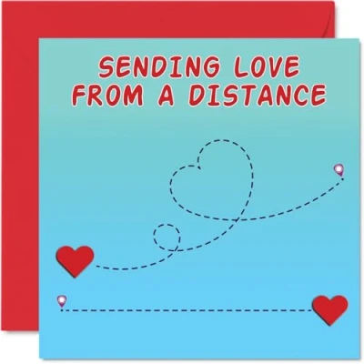Abbildung von Stuff4 Geburtstagskarte für Männer und Frauen, Motiv: Flugzeug Liebe, Happy Birthday Karte Mutter, Vater, Bruder, Schwester, Tante, Onkel, Freund, 145 x mm, Geburtstagsgrußkarten