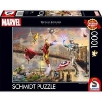 Abbildung von Schmidt Spiele Puzzle 1000 Teile Thomas Kinkade Marvel Iron Man 59960, Puzzleteile