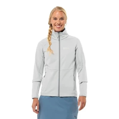 Abbildung von Jack Wolfskin Alpgrat FZ W Fleecejacke, Damen, Größe: Small, Cool grey