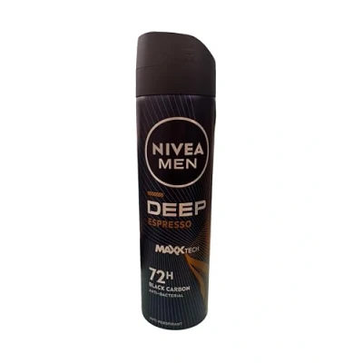 Abbildung von 6er Pack Nivea Men Deospray Deep Black Carbon Dark Espresso Antitranspirant 150ml