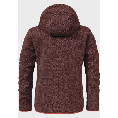 Abbildung von Schöffel HOOD Aurora L Fleecejacke, Damen, Größe: 36, Rot