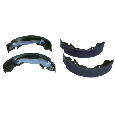 Abbildung von MAXGEAR 19 4554 Bremsbacken Hinterachse 203 37 mit Handbremshebel HYUNDAI: Matrix, ACCENT 2