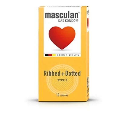 Abbildung von MASCULAN Kondome Ribbed &amp; Dotted 10 St.