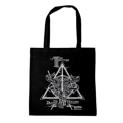 Abbildung von LOGOSHIRT Henkeltasche &quot;Baumwolltasche The Three Brothers&quot;, mit filigranem Print