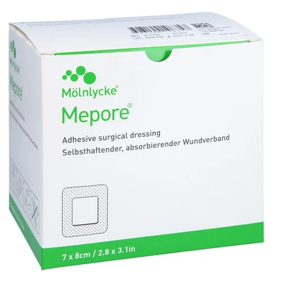 Abbildung von Mepore Wundverband Steril 7x8 cm 55 St