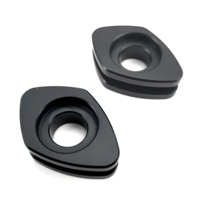 Abbildung von Aharon Motorrad LED Blinkerhalter im 2er Pack Kompatibel mit Ducati, M8/M10 Gewinde Blinkerplatten ABS Plastic Montageplatten Adapterplatten Blinkleuchten Blinker für Motorräder