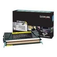 Abbildung von Lexmark X748H1YG Gelb Toner Hohe Kapazität