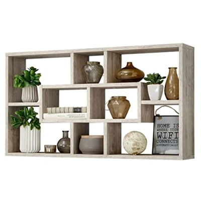 Abbildung von FMD Möbel Wandregal 85 x 47,5 16 cm (B/H/T)