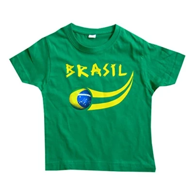 Abbildung von Supportershop Jungen Brasil Junior Fan T Shirt grün 6 Jahre, 116