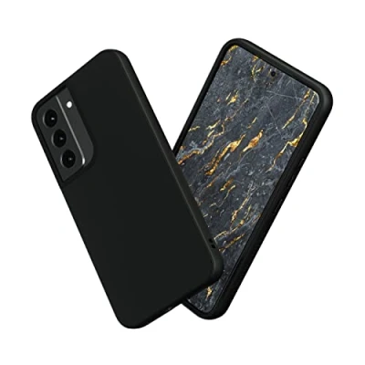 Abbildung von RhinoShield Case kompatibel mit [Samsung Galaxy S22] SolidSuit Stoßdämpfende &amp; schlanke Schutzhülle Premium Finish 3.5 Meter Fallschutz Klassik Schwarz