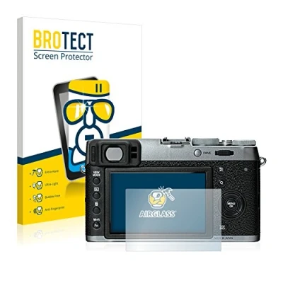 Abbildung von BROTECT Schutzglas für Fujifilm X100T Schutzfolie Panzer Folie Glas [Extrem Kratzfest 9H, Anti Fingerprint, Ultra Transparent]