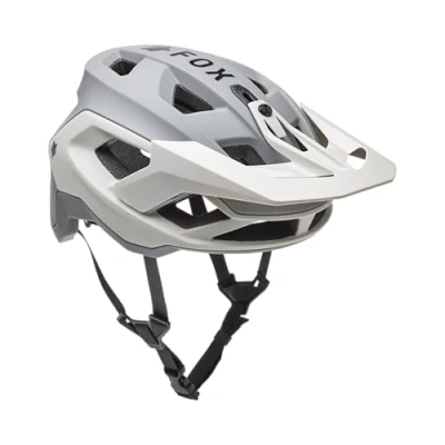 Abbildung von Fox Racing Speedframe Helmet 5050 Unisex Mountainbike Helm, Optimale Passform, Hochwertige Belüftung,LT Grey,L