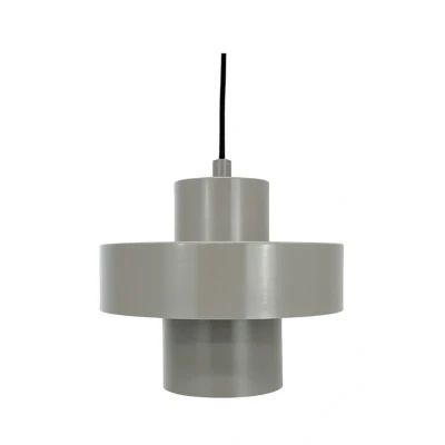 Abbildung von Dyberg Larsen Pendellampe Stoke, grau, Ø 20 cm, Metall