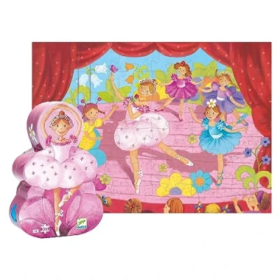 Abbildung von DJECO DJ07227 Puzzle Ballerina Silhouette