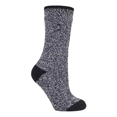 Abbildung von HEAT HOLDERS Damen Winter Extra Warm Thermosocken/Kuschelsocken für Geschenk (37 42 EU, Primrose Schwarz)
