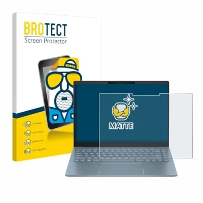 Abbildung von BROTECT Entspiegelungs Schutzfolie für HP Pavilion Plus 14 ew Matte Displayschutz Folie, Anti Reflex, Fingerprint
