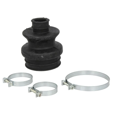 Abbildung von FEBI BILSTEIN 08404 Achsmanschette Hinterachse, getriebeseitig Gummi mit Fett Schellen MERCEDES BENZ: W123 T modell, Limousine, SL Cabrio