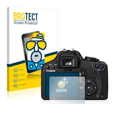 Abbildung von BROTECT Entspiegelungs Schutzfolie für Canon EOS 450D (2 Stück) Matte Displayschutz Folie, Anti Reflex, Fingerprint