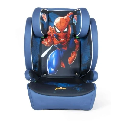 Abbildung von Disney Isofix Sitzerhöhung mit Rückenlehne Spiderman 105 150 cm