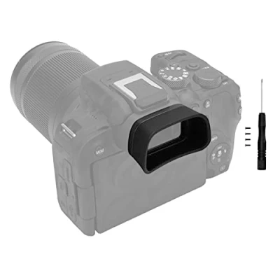 Abbildung von PROfezzion Augenmuschel aus weichem Silikon für spiegellose Canon EOS R10 APS C Kamera