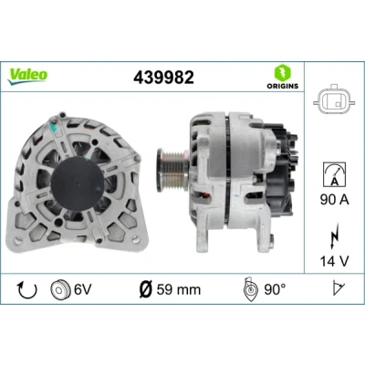 Abbildung von Generator VALEO 439982