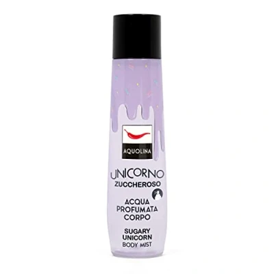 Abbildung von Aquolina duftendes Körperwasser zuckersüßes Einhorn. Anhaltender, umhüllender und sanfter Duft 150 ml