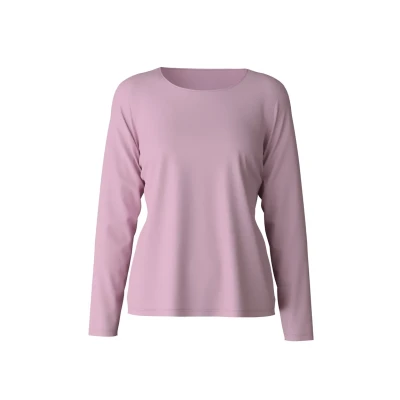 Abbildung von Calida Langarm Nachtwäsche Shirt, Damen, Größe: 32, Fragrant lilac