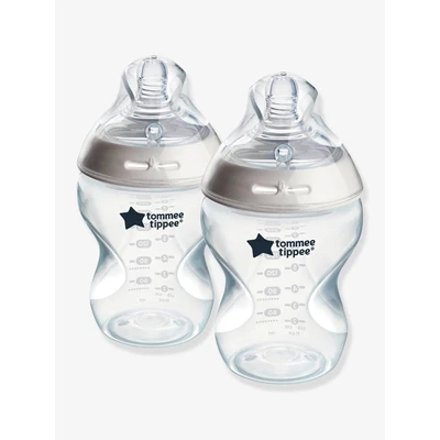 Abbildung von Tommee Tippee Babyflaschen, Natural Start Anti Kolik Flasche, 260ml, brustähnlicher Sauger, Kolikventil, selbst steril., Zubehör, 2er Pack
