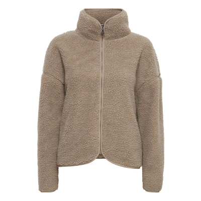 Abbildung von Oxmo Tonje Fleecejacke, Damen, Größe: Large, Dune