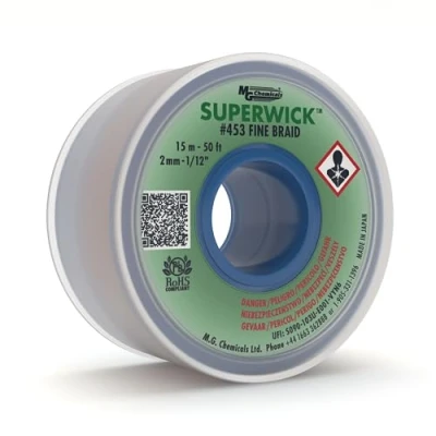 Abbildung von MG Chemicals #453 Fine Braid Super Wick™ Entlötlitze, 2.0 mm breit