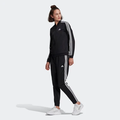 Abbildung von adidas Sportswear W 3S TR Trainingsanzug, Damen, Größe: XS, Black/white