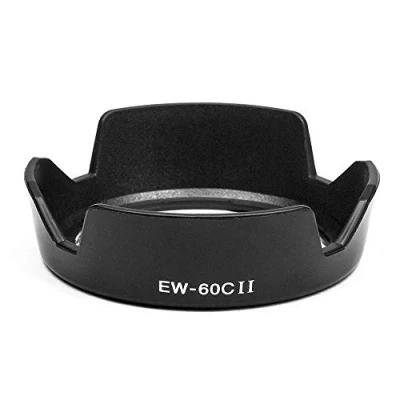 Abbildung von Fotover EW 60C II Gegenlichtblende Sonnenblende Streulichtblende Ersatz kompatibel mit Canon EF 18 55MM Objektiv SLR 550D 600D 650D 700D