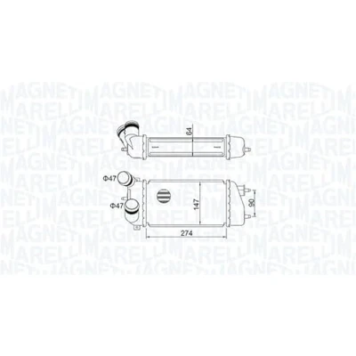 Abbildung von MAGNETI MARELLI 351319205240 Ladeluftkühler