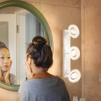 Abbildung von LEDVANCE DECOR SPOT SATURN, 29W, 935lm, weiß, Spotleuchte, verstellbare Köpfe, vielseitig anwendbar, Innenraumspot, 3 stufige Farbtemperaturregulierung, hochwertiges Gehäuse