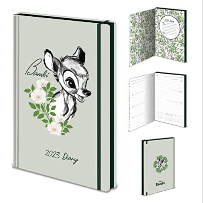 Abbildung von Pyramid International Bambi Terminkalender 2023, A5, Hardcover, Wochenansicht, offizieller Merchandise Artikel, SR74093, Mehrfarbig