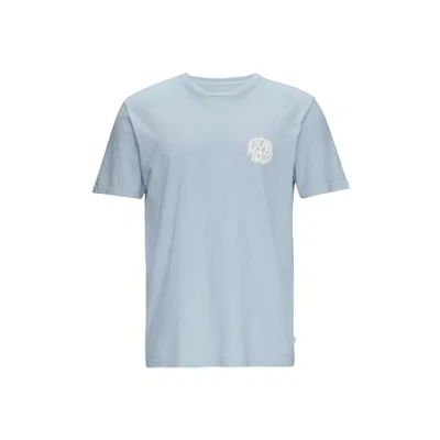Abbildung von QS MIT Brust UND RÜCKEN Tshirt print, Herren, Größe: XL, Himmelblau