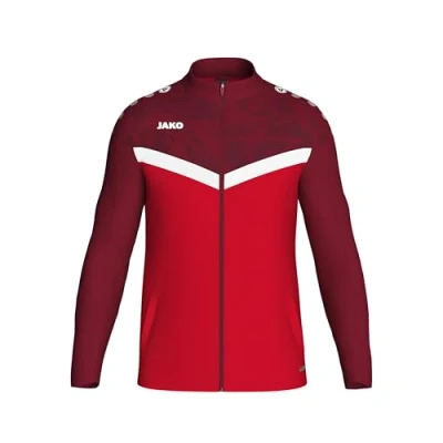 Abbildung von JAKO Fussball TEAM Iconic Trainingsjacke, Herren, Größe: 4XL, Rot