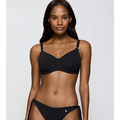 Abbildung von Triumph Summer Twist Minimizer Bikini Top Schwarz D 42 Damen