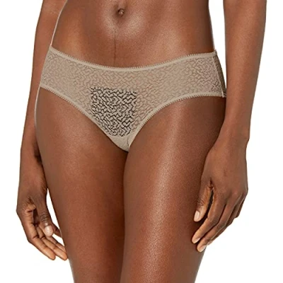 Abbildung von DKNY Damen Women&#039;s Modern Lace Hipster Hschen, Champagner, M