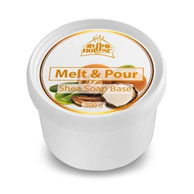 Abbildung von Seifenbasis Sheabutter 500g Melt und Pour Sseifenbasis Feuchtigkeitsspendend Rohseife Soap für Trockene &amp; Empfindliche Haut mit Shea Butter Handgemacht Geschenk