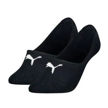 Abbildung von Puma 2P Women Cushioned Footie Socks Schwarz Baumwolle Gr 39/42 Damen