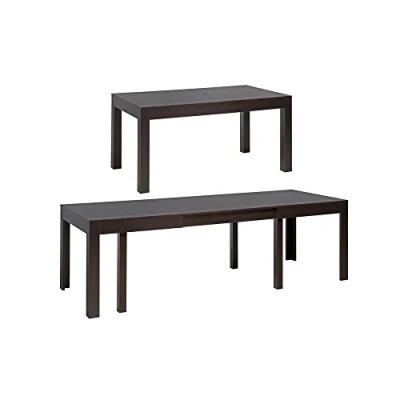 Abbildung von MPS groß praktisch Tisch WENUS 160 300x90x76cm Wenge 4 12 Personen Esstisch mit ausziehbarer Tischplatte auf 300 cm