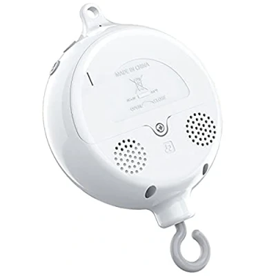 Abbildung von Evarbuild Kinderbett Mobile Motor Baby Spieluhr mit 3 LautstäRke Einstellbar 12 Schlaflieder Off 30 Minuten