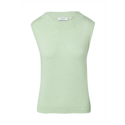 Abbildung von comma casual identity MIT Seitlichem Schlitz UND Logodetail Top, Damen, Größe: 34, Hellgrün