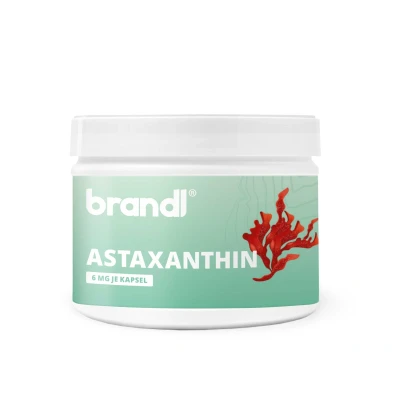 Abbildung von brandl® Astaxanthin hochdosiert mit Antioxidantien aus Hawaii Premium Kapseln 180 St